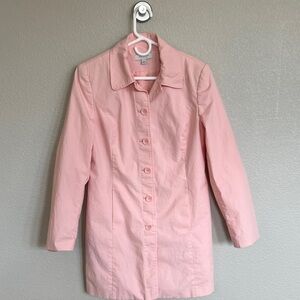 Ann Taylor Light Pink Trench Coat